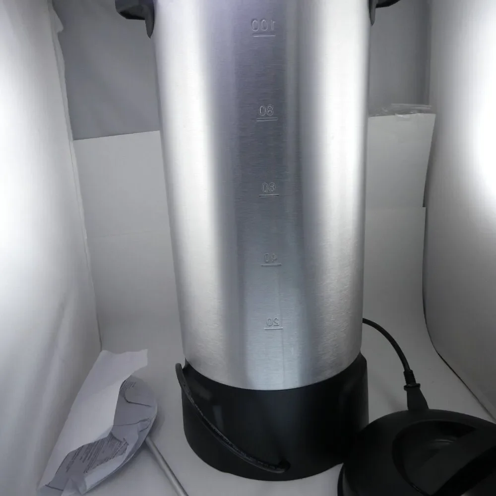 Proctor Silex Commercial 45100R Brushed Aluminum Coffee Urn, 100 Cup Capacity